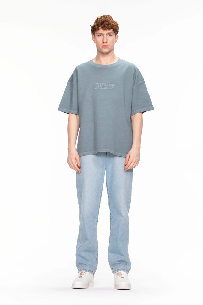 T-Shirt 385 gsm - taubenblau